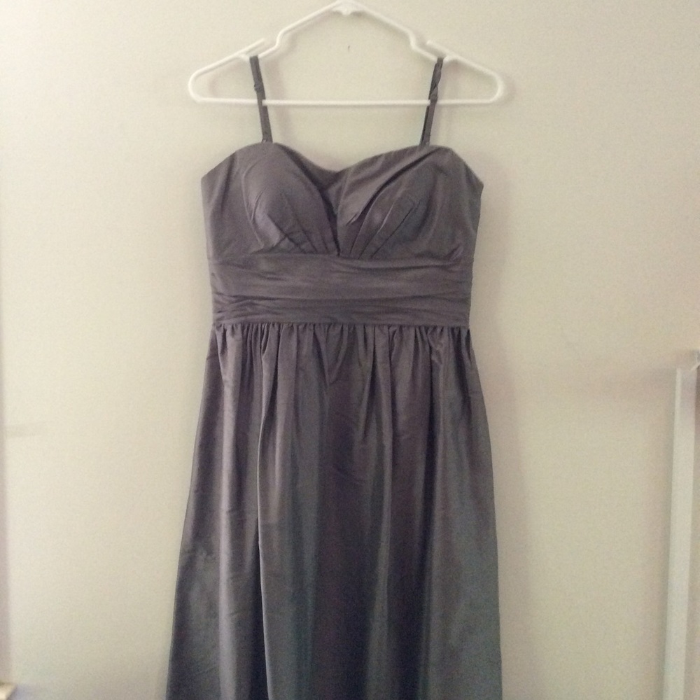 Grey/silver party dress from Lord and Taylor